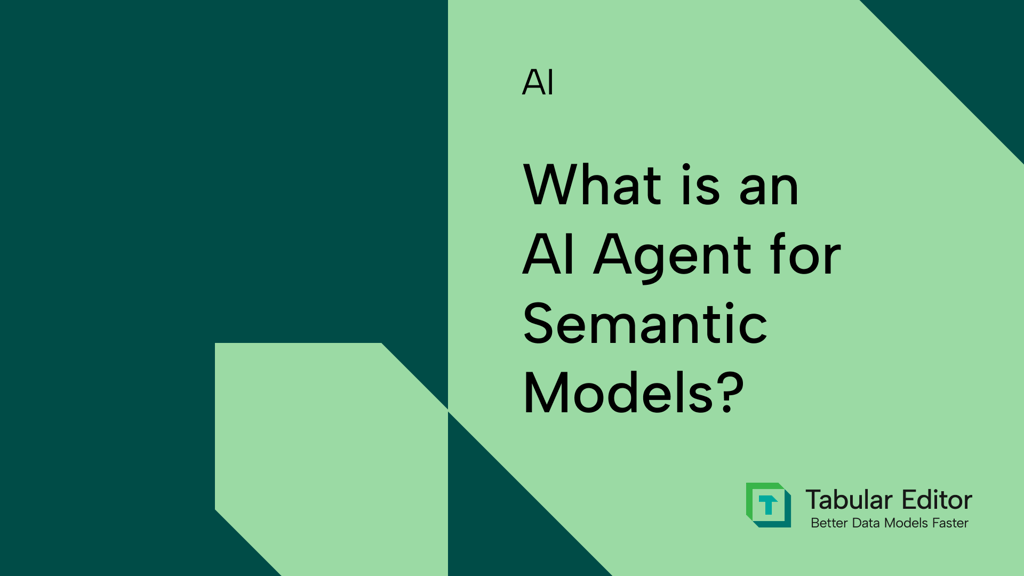 What is an AI agent for Semantic Models?