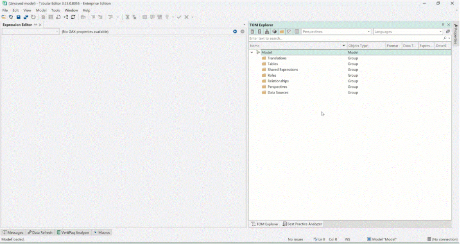 Set different storage modes using Import Table wizard
