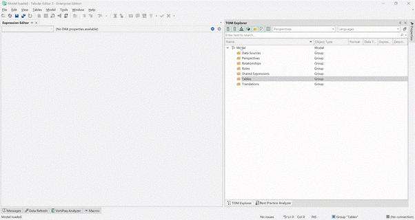 Set different storage modes using Import Table wizard