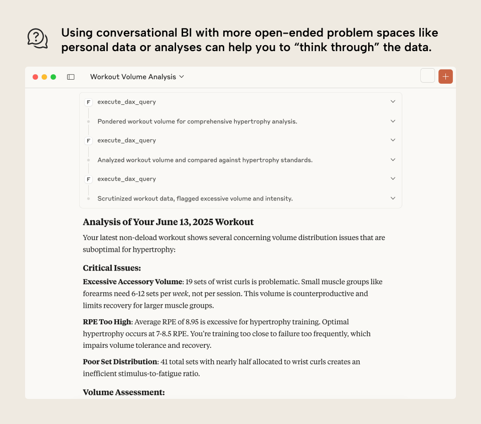 Reports or conversational BI - how to make the choice - part 2 -4