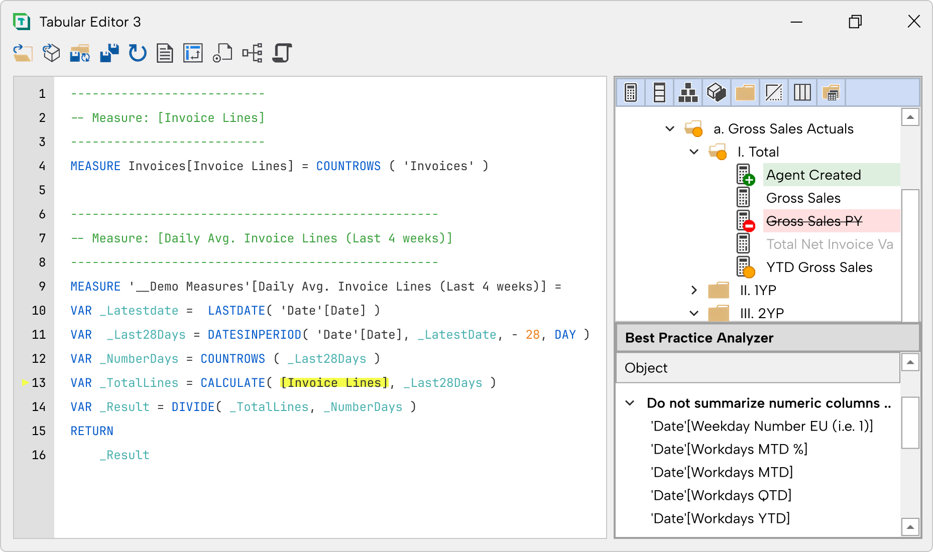 Screenshot __ Dax Debugger - TOM Ex