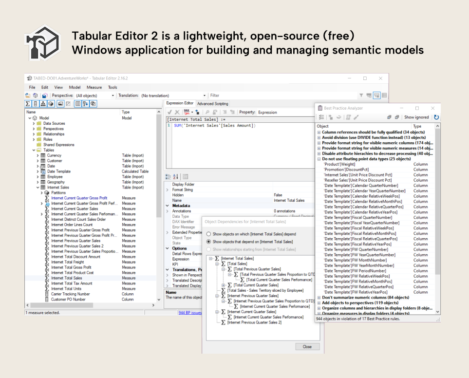 Tabular Editor 2 vs Tabular Editor 3 - whats the difference-fig-2