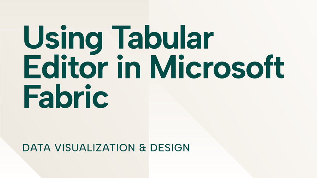Using Tabular Editor in Microsoft Fabric