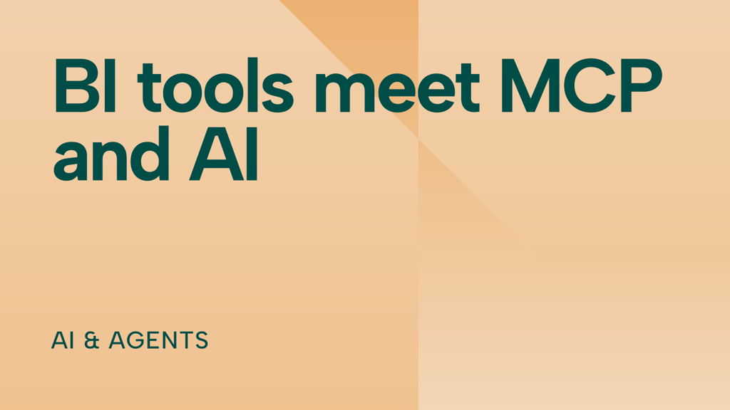 How BI tools could change with MCP servers and AI integration