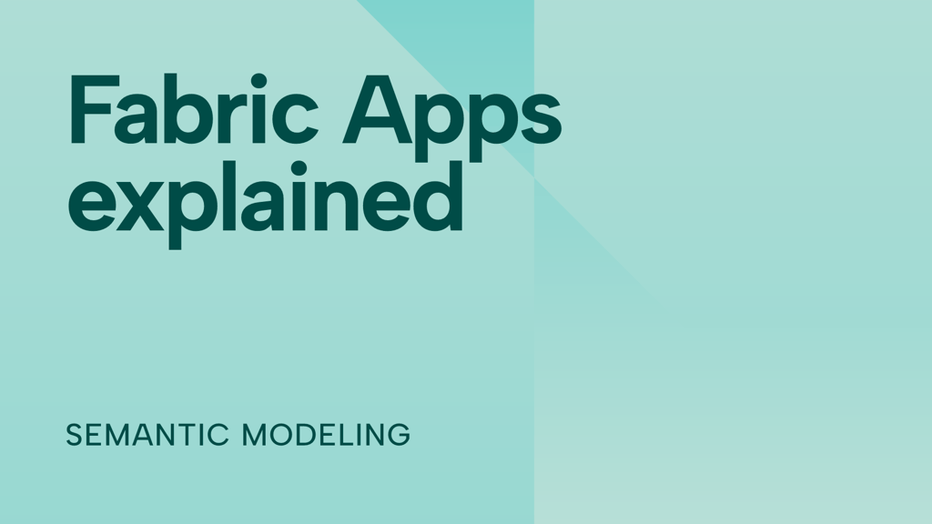 Fabric Apps explained: Visualization as code in a data app dashboard