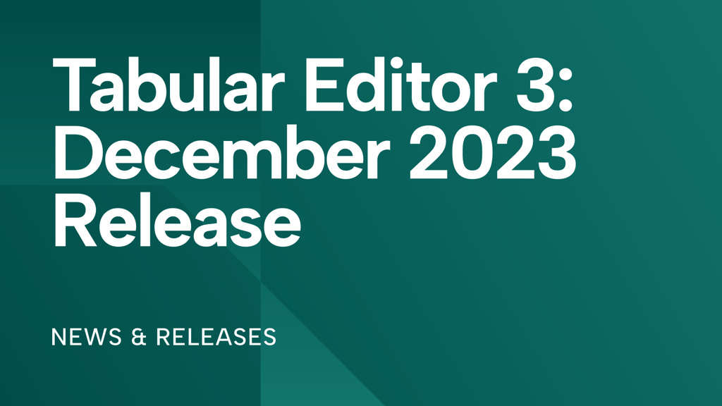 Tabular Editor 3: December 2023 Release
