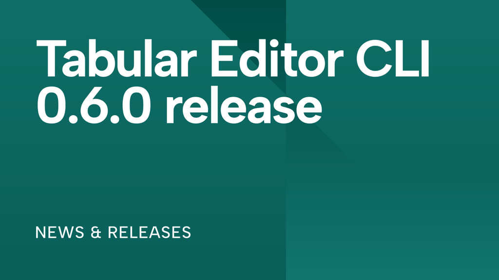 Tabular Editor CLI 0.6.0 release