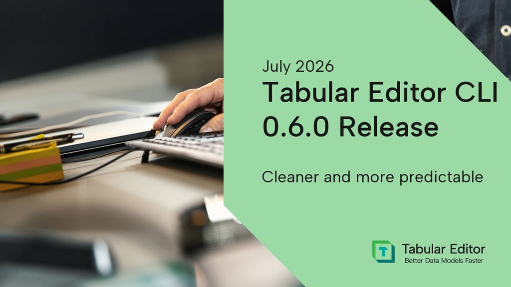 Tabular Editor CLI 0.6.0 release