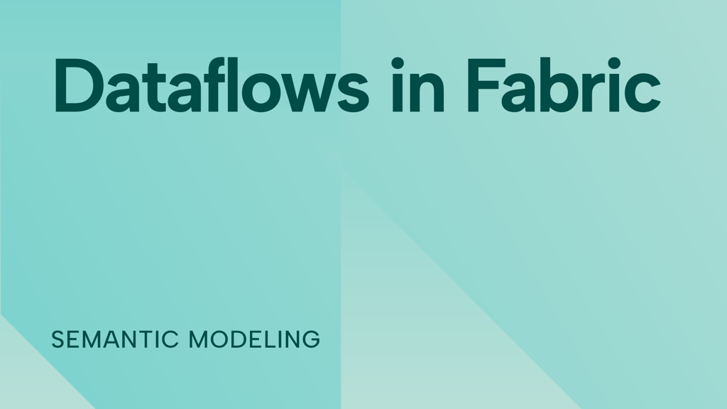 Dataflows in Fabric