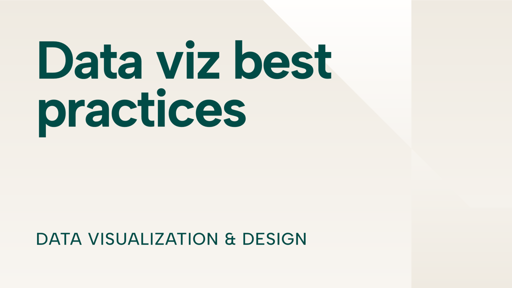 Data visualization best practices for Power BI reports