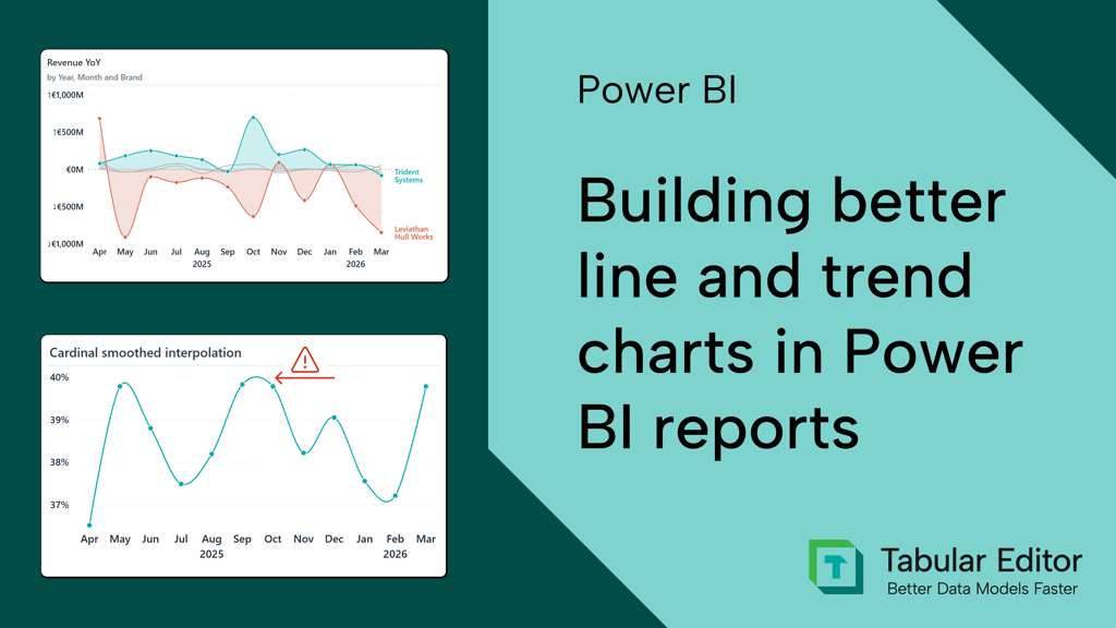 Building better line and trend charts in Power BI reports