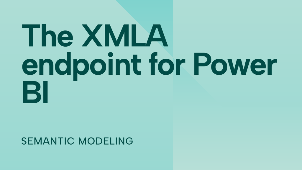 The XMLA endpoint for Power BI: how it works and how to use it