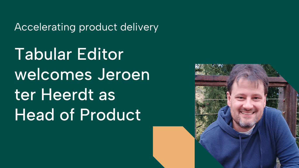 Tabular Editor welcomes Jeroen ter Heerdt as Head of Product