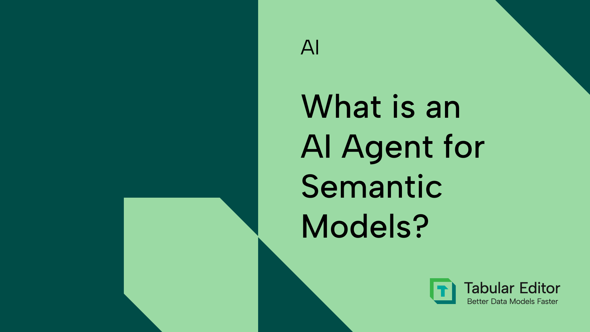 What is an AI Agent for Semantic Models?