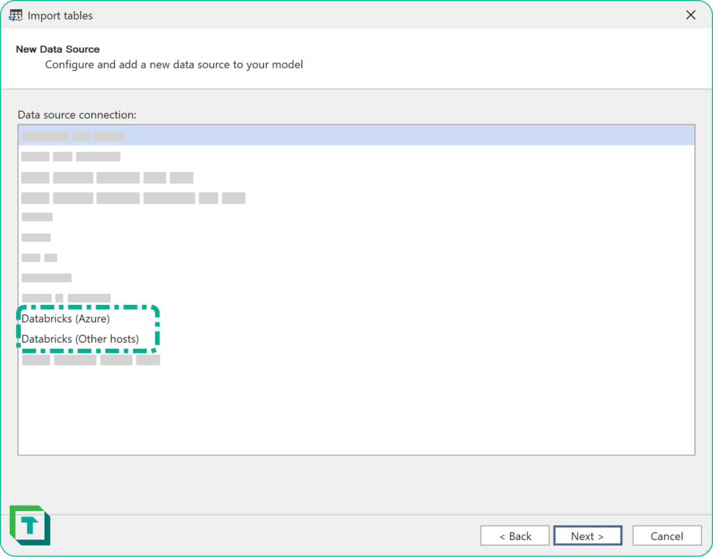 The Databricks connector now comes in two flavors, one for Azure and another for other hosts.