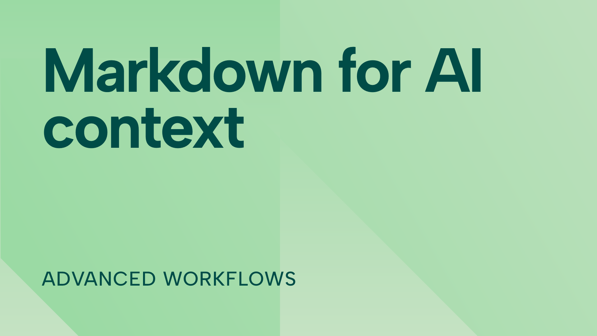 Markdown: beginnersgids voor AI-context